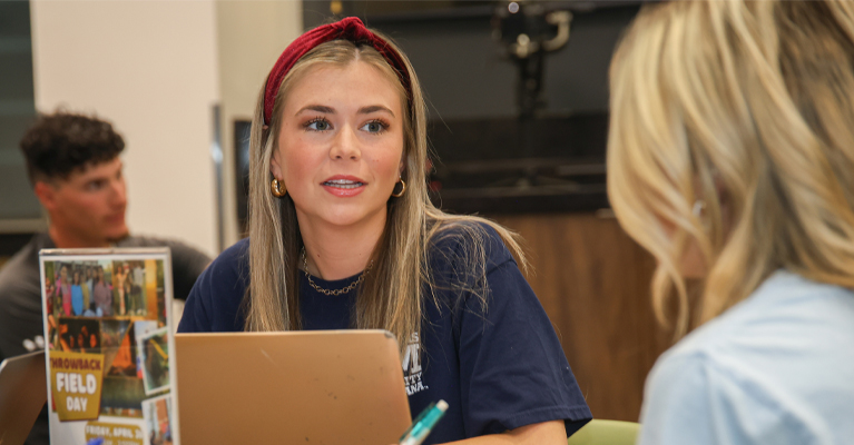 A group of TAMUT students gathers in the Patterson Student Center for an afternoon study session during the fall 2024 semester.